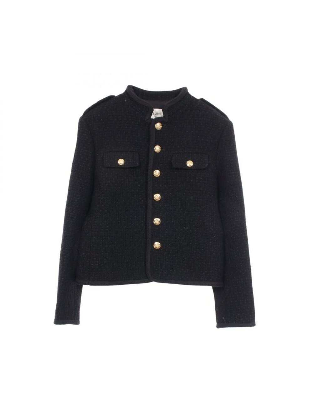 Celine Boucle Tweed Wool Jacket
